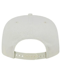New Era Men's White Inter Miami Cf Throwback Corduroy Golfer Adjustable Hat