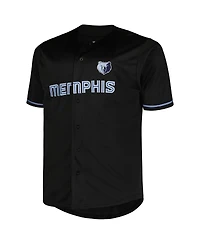 Profile Men's Black Memphis Grizzlies Big Tall Pop Jersey