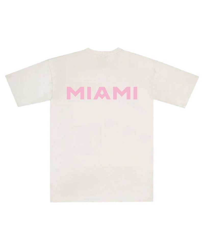 Peace Collective Men's and Women's Cream Inter Miami Cf Essentials T-Shirt