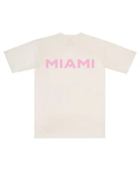 Peace Collective Men's and Women's Cream Inter Miami Cf Essentials T-Shirt