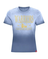 Sportiqe Women's Royal Golden State Warriors Arcadia Sun-Dipped T-Shirt