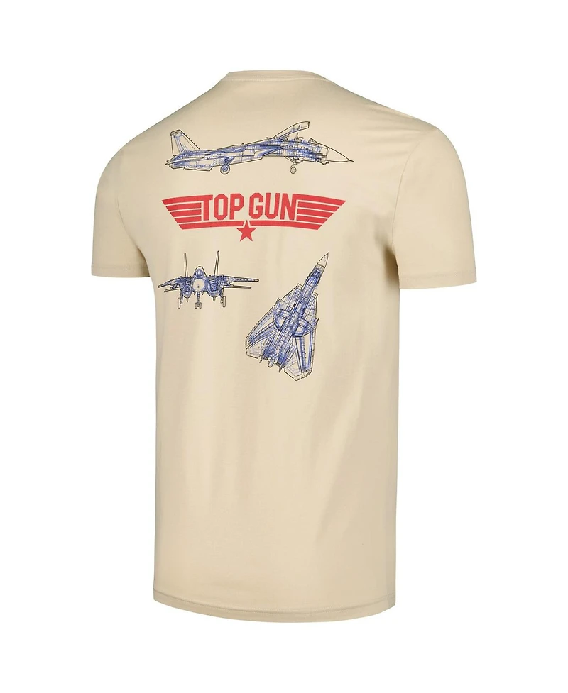 Contenders Clothing Men's Cream Top vintage-like Jets T-Shirt