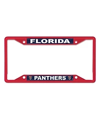 Wincraft Florida Panthers Chrome Colored License Plate Frame