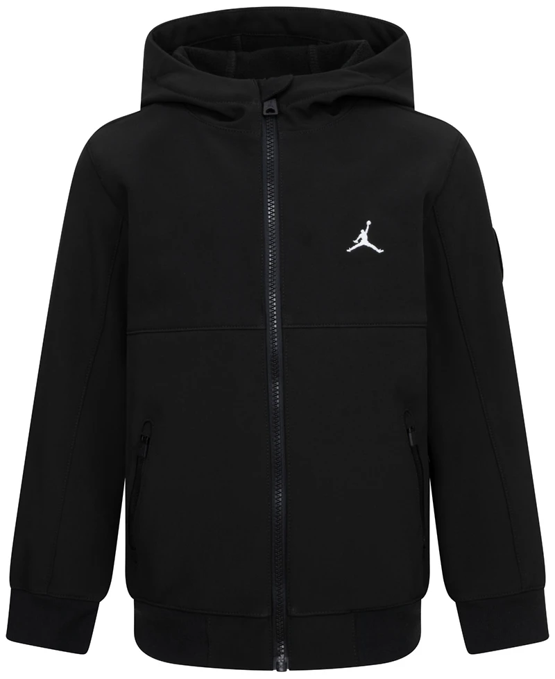 Jordan Big Boys Soft Shell Hooded Jacket