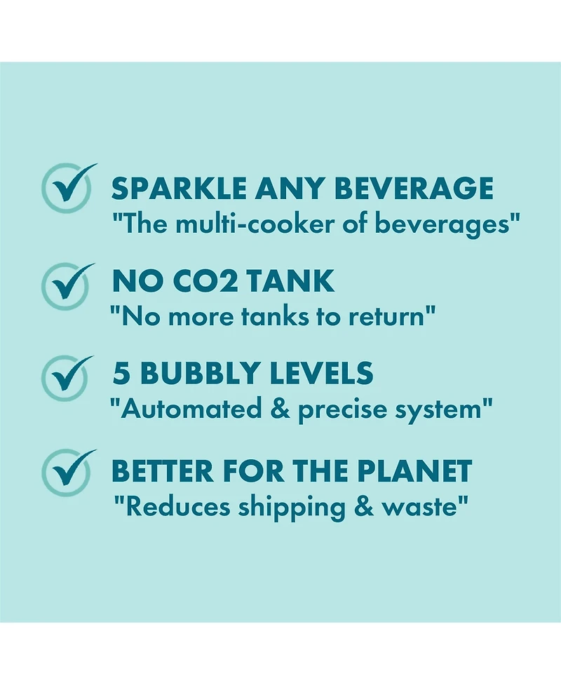 Soda Maker Beverage System,White