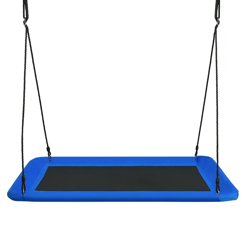 Slickblue Toddler Outdoor Platform Tree Swing with Heavy-Duty Straps and Comfortable Seat