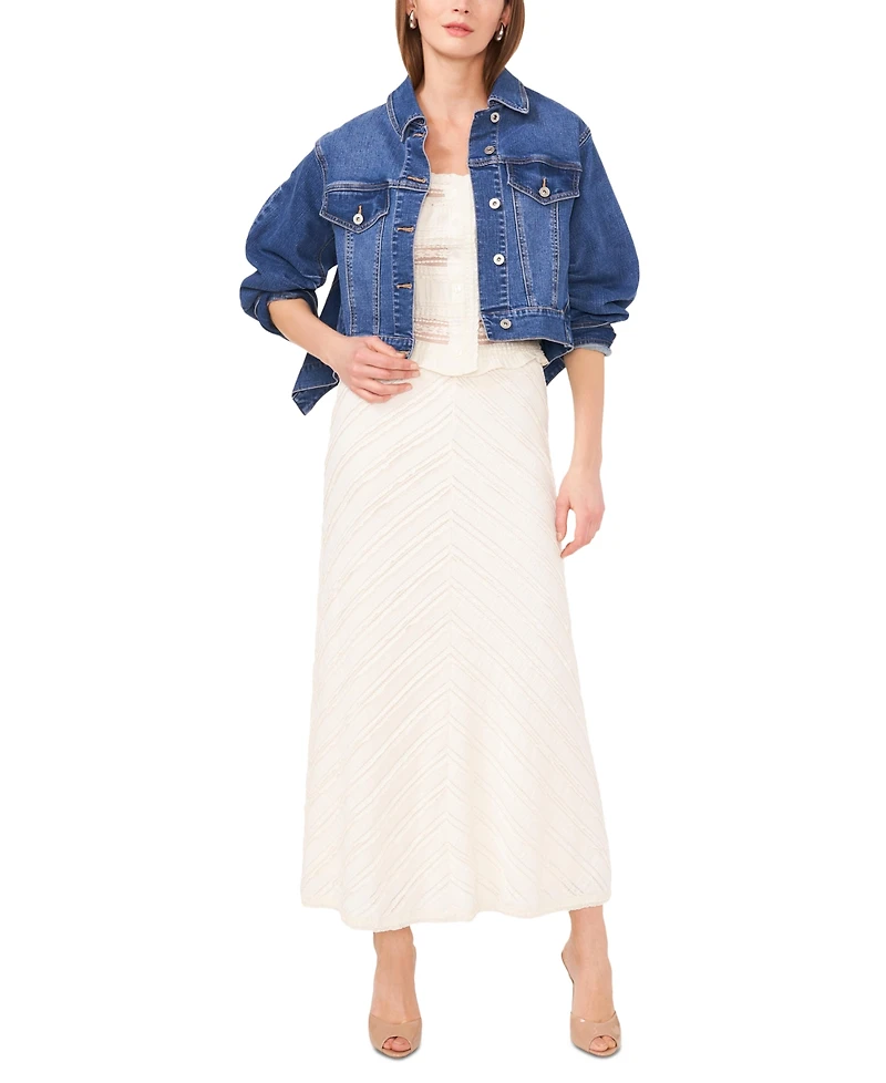 1.state Women's A-Line Pull-On Maxi Skirt