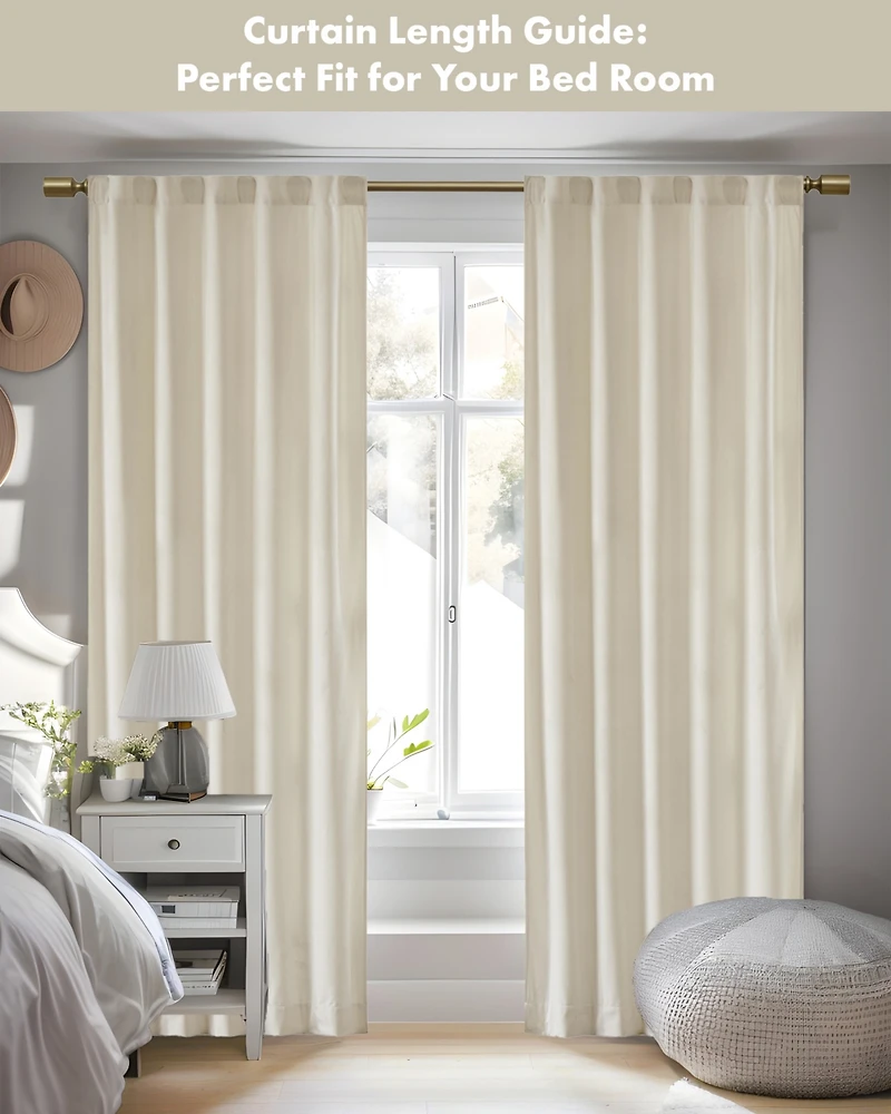 510 Design Colt Room Darkening Velvet Thermal Insulated Curtain Panel Pair