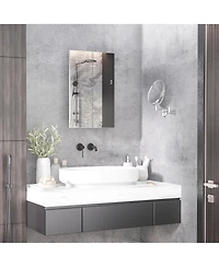 kleankin Recessed Medicine Cabinet Storage, Bathroom Mirror Cabinet