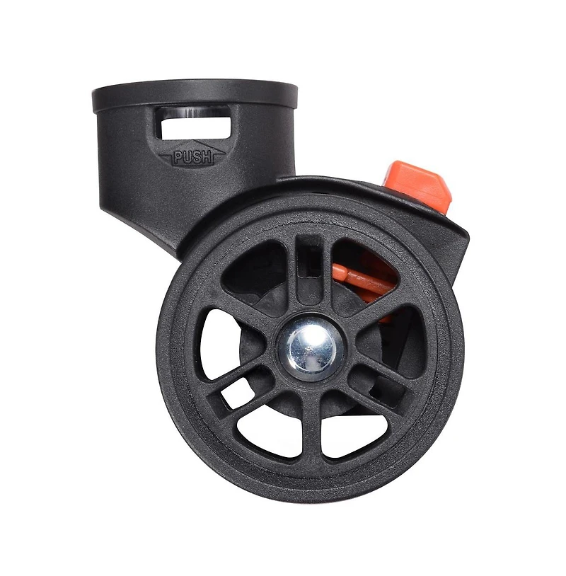 Byootique 2Pcs 2" Swivel Replacement Wheel Caster with Locking Brake for Aw Makeup Case