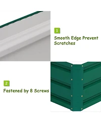 40"x32" Patio Raised Garden Bed Vegetable Flower Plant