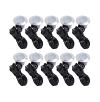 10 x Deck Lights Decor Garden Mall Outdoor Romantic Beauty Step Stair Lamp Waterproof