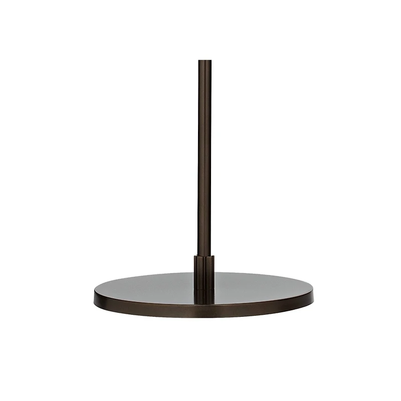 Possini Euro Design Raymond Modern Arc Floor Lamp 69" Tall Bronze Adjustable Boom Arm Off White Linen Drum Shade for Living Room Reading Bedroom