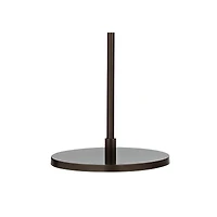 Possini Euro Design Raymond Modern Arc Floor Lamp 69" Tall Bronze Adjustable Boom Arm Off White Linen Drum Shade for Living Room Reading Bedroom
