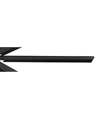 65" Casa Vieja Modern Industrial Outdoor Ceiling Fan with Dimmable Led Light Remote Control Matte Black Wet for Patio Exterior