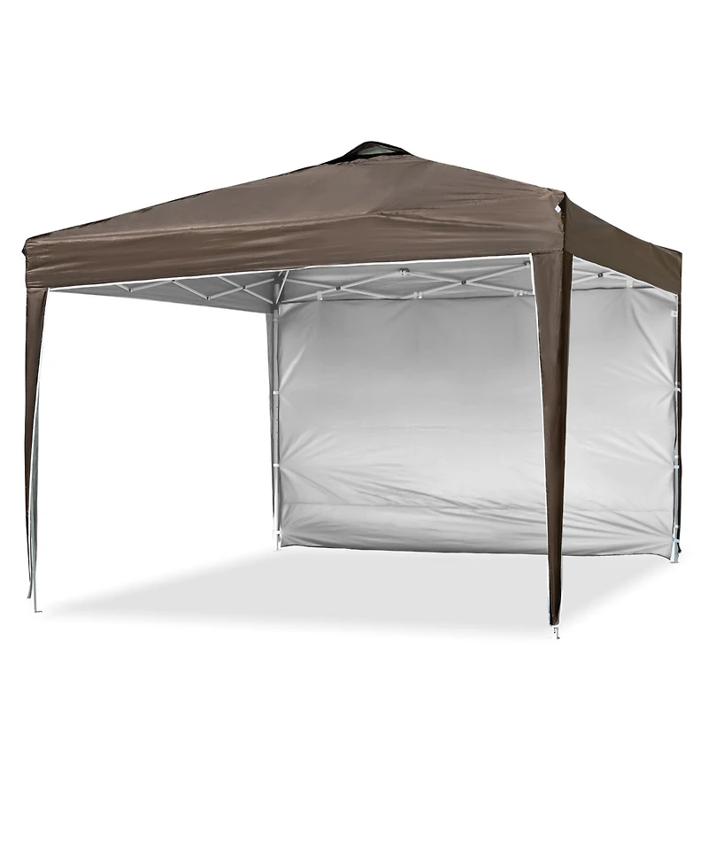 InstaHibit 10x10 Ft Pop Up Canopy with Sidewall & Bag Party Tent Outdoor Event