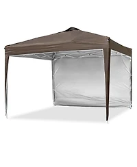 InstaHibit 10x10 Ft Pop Up Canopy with Sidewall & Bag Party Tent Outdoor Event