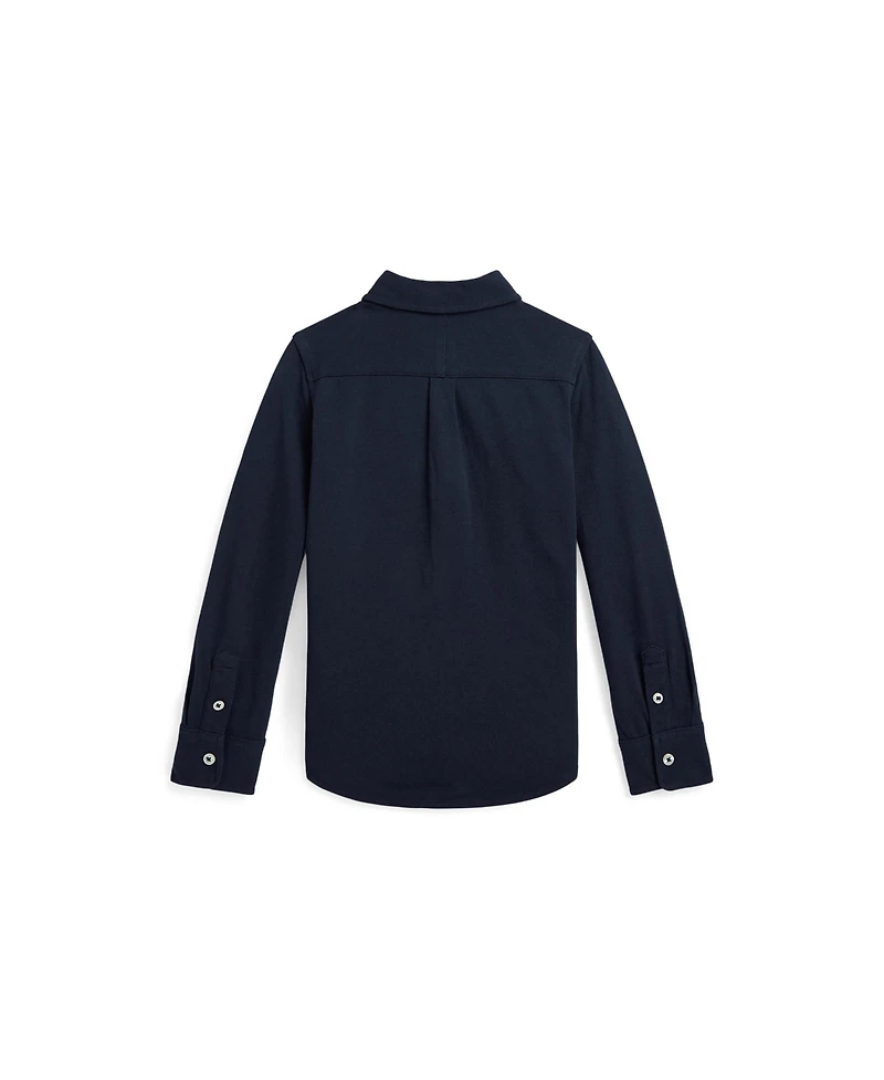 Polo Ralph Lauren Toddler and Little Boys Featherweight Cotton Mesh Shirt