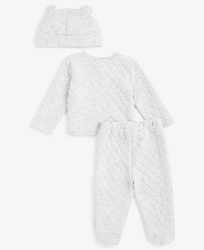 Baby Boys or Girls Hat, Cardigan & Pants Set, Exclusively at Macy's