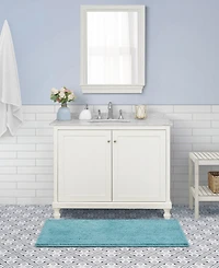 Laura Ashley Butter Chenille Bath Mat, 27" x 45"