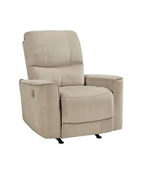 Homelegance White Label Elevated 35" Power Rocker Reclining Chair