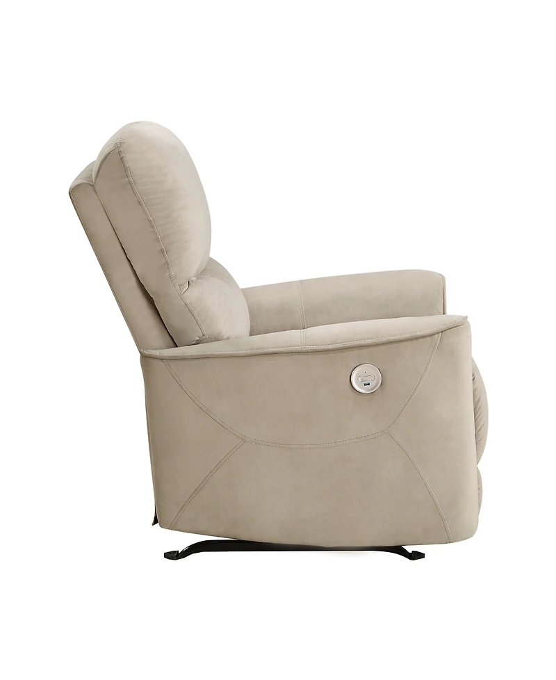 Homelegance White Label Elevated 35" Power Rocker Reclining Chair