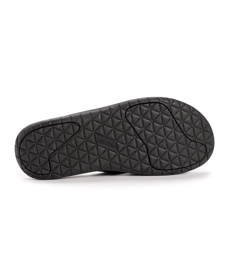 Muk Luks Women's Sassy Cross-Over Slide Sandal