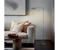 Leaf Modern Pharmacy Reading Led Floor Lamp with Adjustable Neck (53")