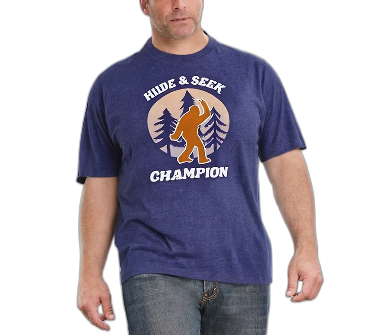 Boulder Creek Men's by KingSize Nature Graphic Tee