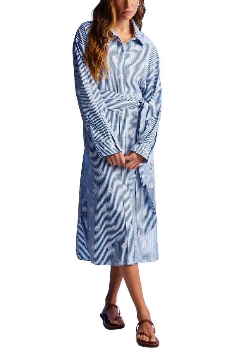Nocturne Women's Belted Shirt Dress