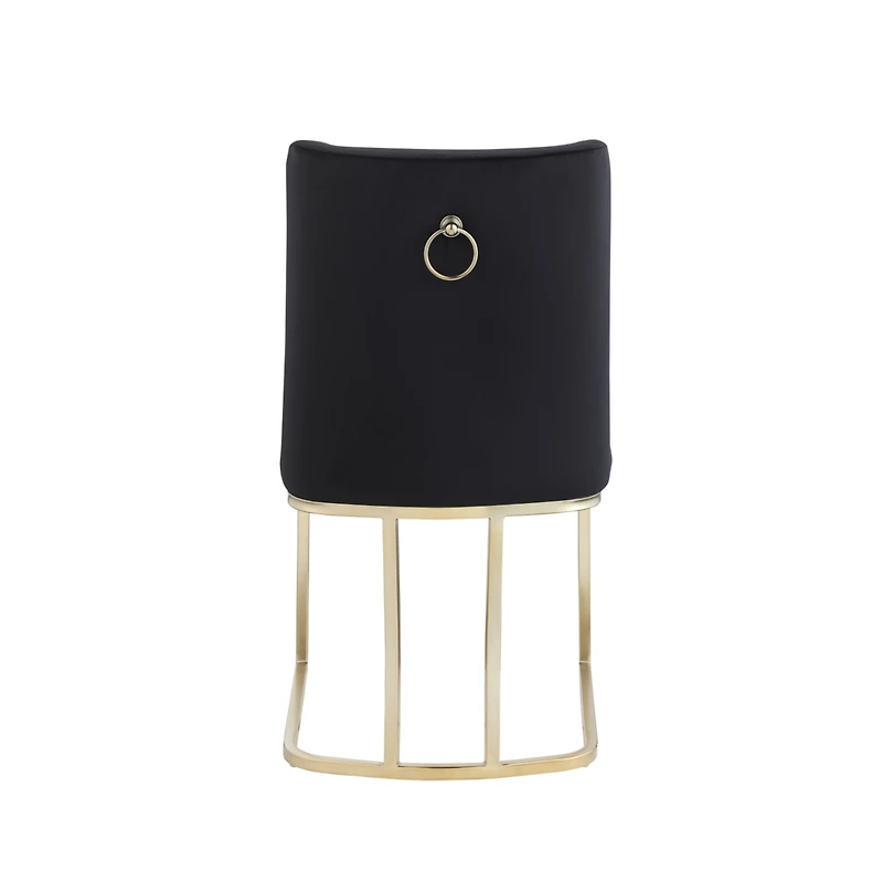 Streamdale Velvet Upholstered Dining Chairs (Set of 2)