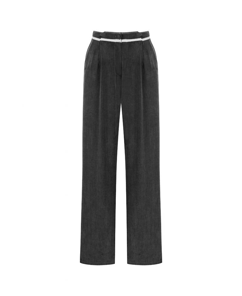 Nocturne Women's Pleated Palazzo Pants