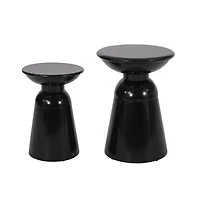 Streamdale Sleek Outdoor Iron Side Table for Style and Functionality