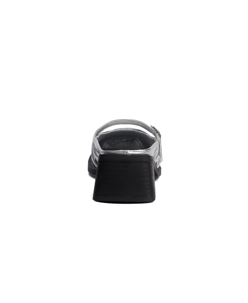 Olivia Miller Women's Aquarius Mule Sandals