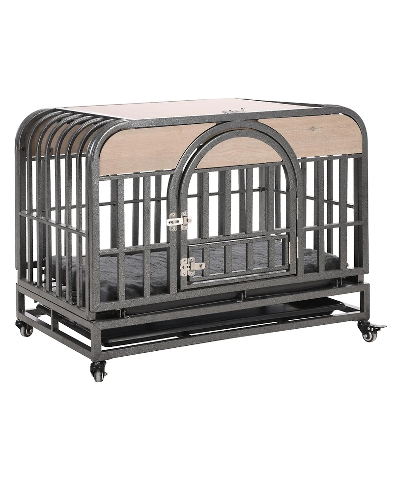Streamdale Sturdy Pre-Assembled Dog Crate with Enhanced Safety and Comfort