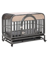 Streamdale Sturdy Pre-Assembled Dog Crate with Enhanced Safety and Comfort