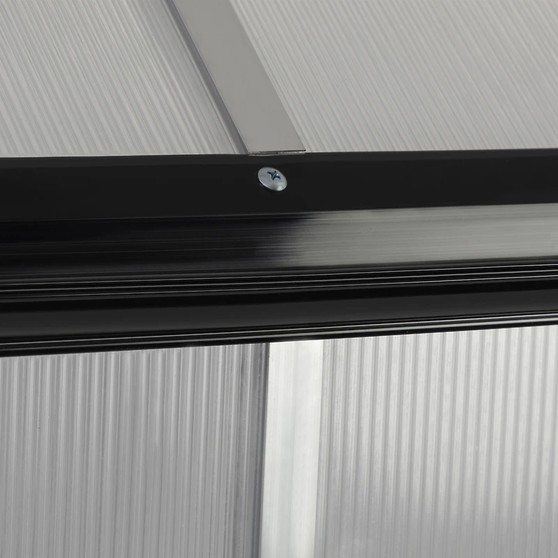 Streamdale Furniture Greenhouse Aluminum, Polycarb, Vent, Door