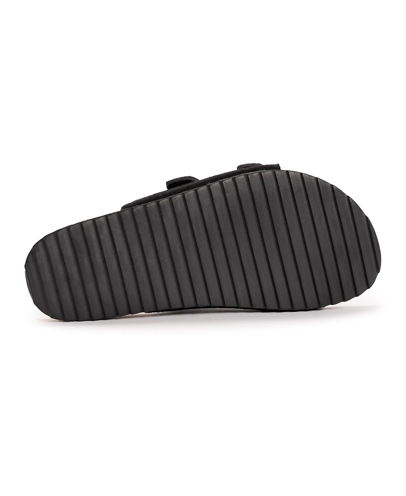 Muk Luks Women's Tessa Tera Turf 2 Strap Slide Sandal