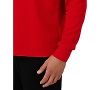 Lacoste Men's Waffle-Knit Thermal Sleep Shirt