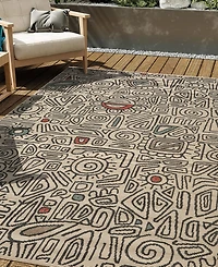 Lr Home Trixie 5'x7' Outdoor Area Rug
