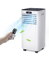 10000 Btu 4-in-1 Portable Air Conditioner with Dehumidifier and Fan Mode