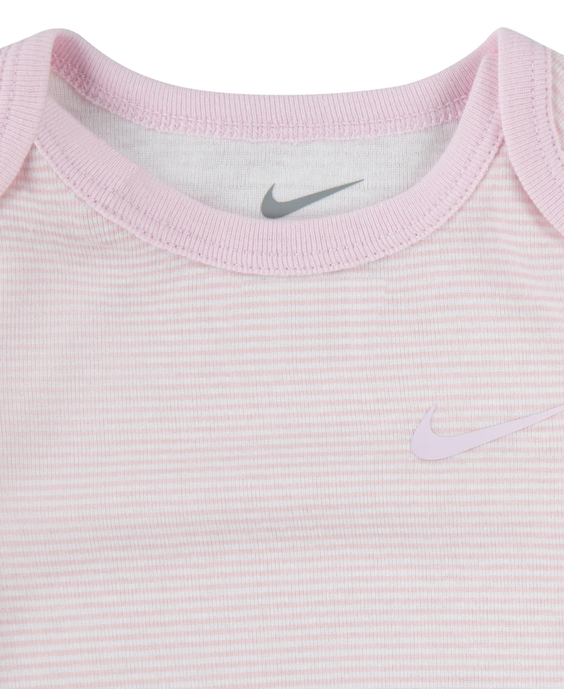 Nike Baby Boys or Girls Essentials Bodysuits, Pack of 3