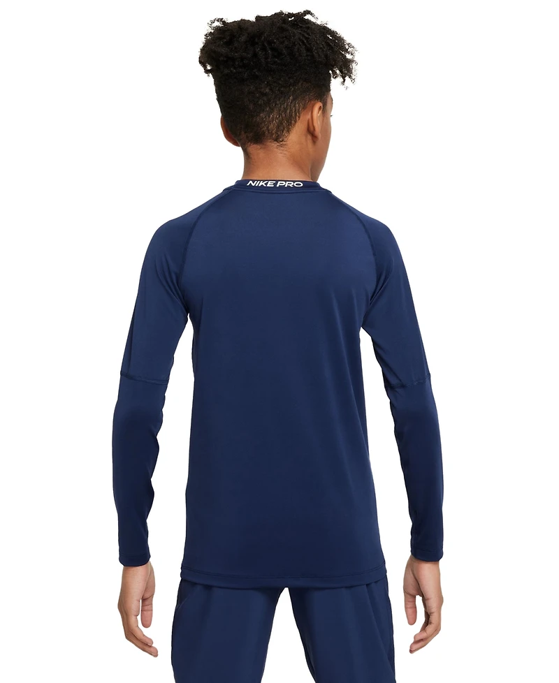 Nike Big Boys Dri-fit Long-Sleeve T-Shirt