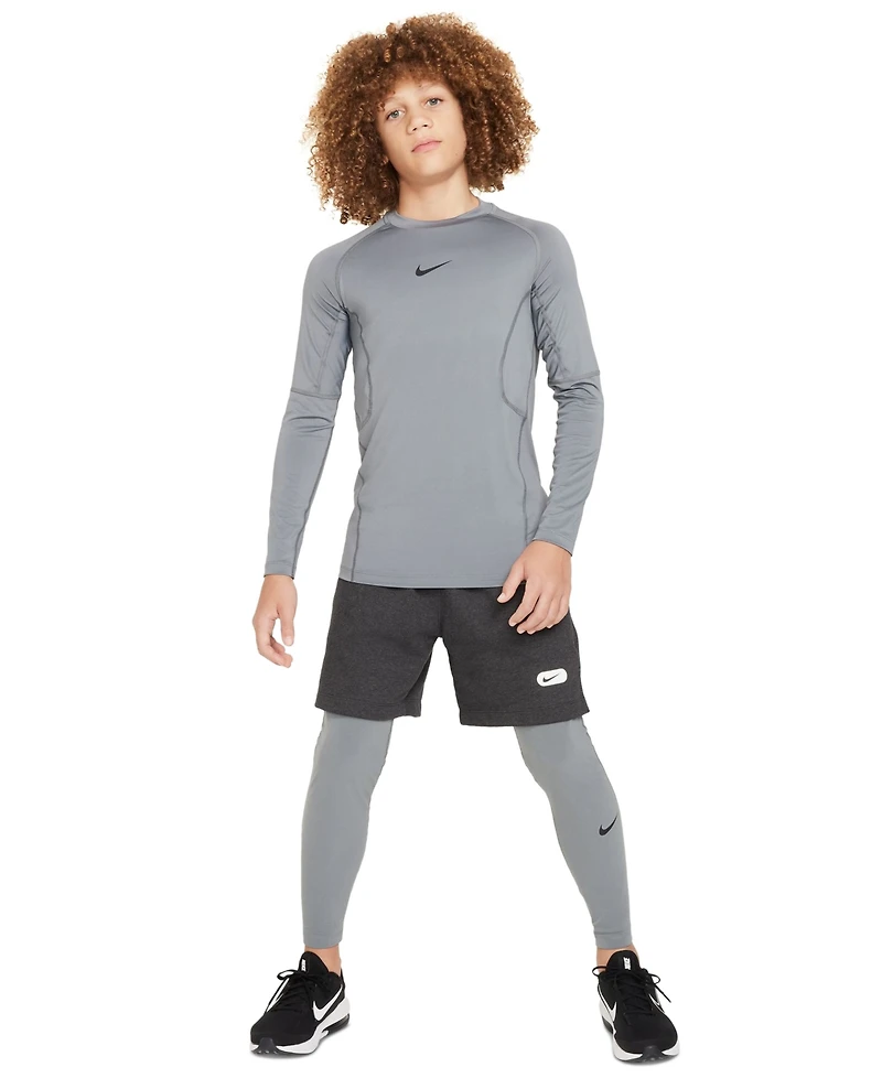 Nike Big Boys Dri-fit Long-Sleeve T-Shirt