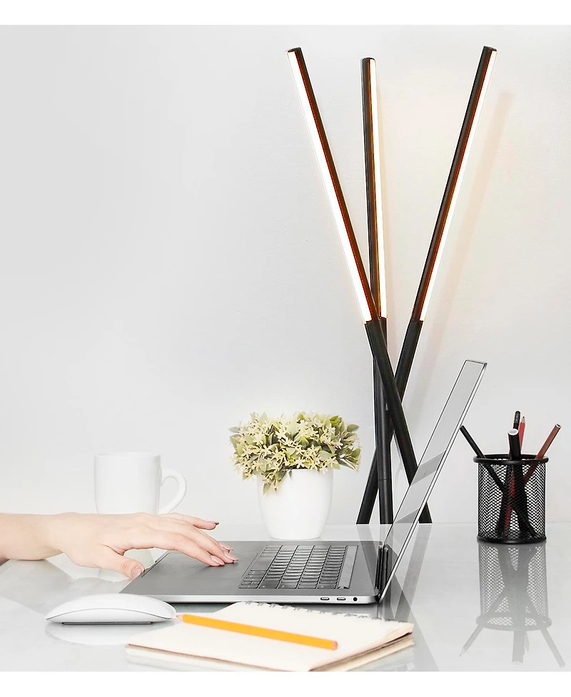 Stix 60" Dimmable Led Modern Tripod Floor Lamp