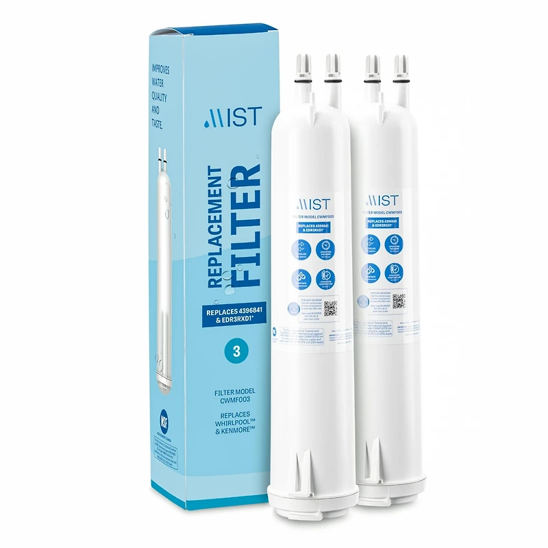 Mist 4396841 Water Filter Replacement for EDR3RXD1, Everydrop Filter 3, Compatible with 4396841, 4396710, Kenmore 46-9083, 46-9030