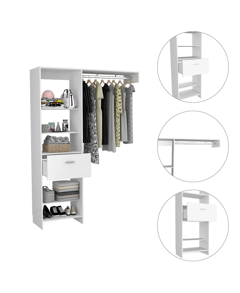 Fm Furniture Hybrid Closet System