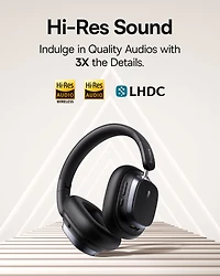 Baseus Bowie H1s Noise-Cancellation Wireless Headphones White