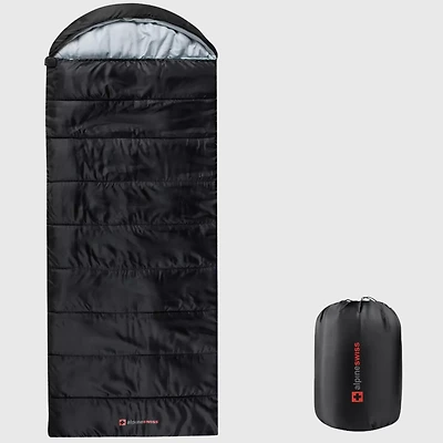 Alpine Swiss Sleeping Bag Adult Waterproof All Season Camping Backpacking Hiking