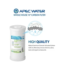 Apec Water Systems All Purpose 10" Bb Carbon Water Filter Bundle